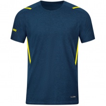 JAKO Sport T-shirt Challenge - Polyester Stretch Jersey dark blue/yellow Boys